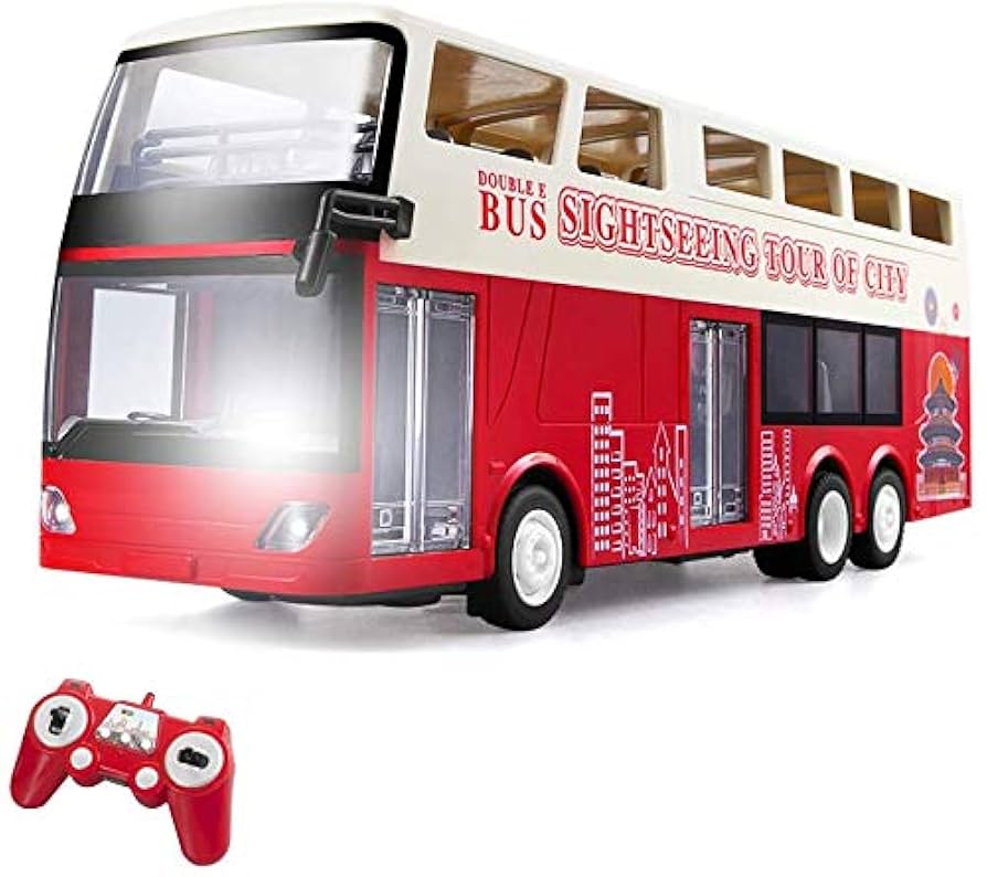 Amazon.co.jp: 1/18スケールリモートコントロール2階建て観光